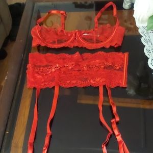 Red lingerie!!